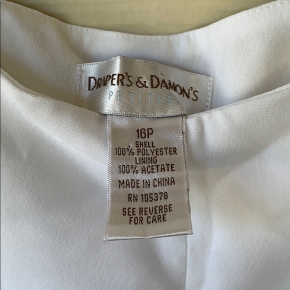 Beautiful white summer pant - size P16 - Picture 8 of 8